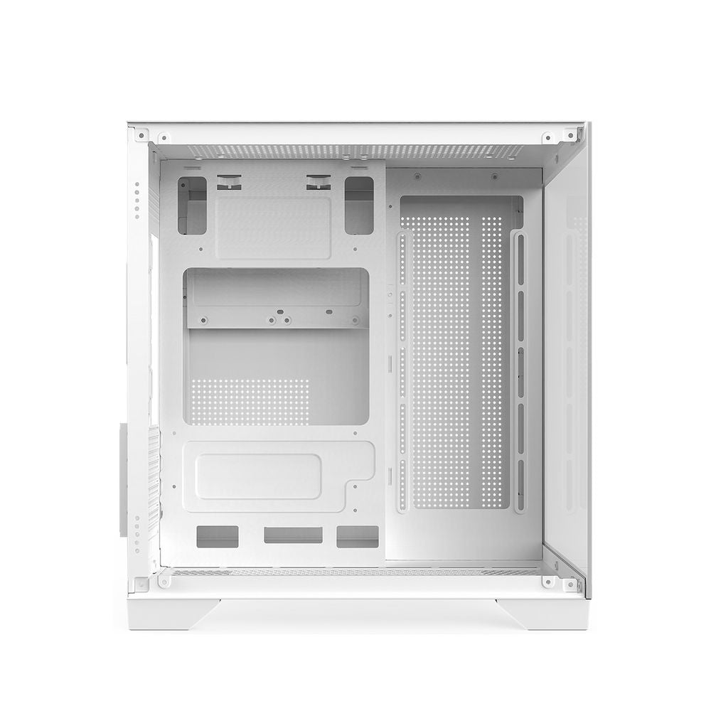 ANT ESPORTS Crystal Z2 MATX Mid Tower Cabinet (White)