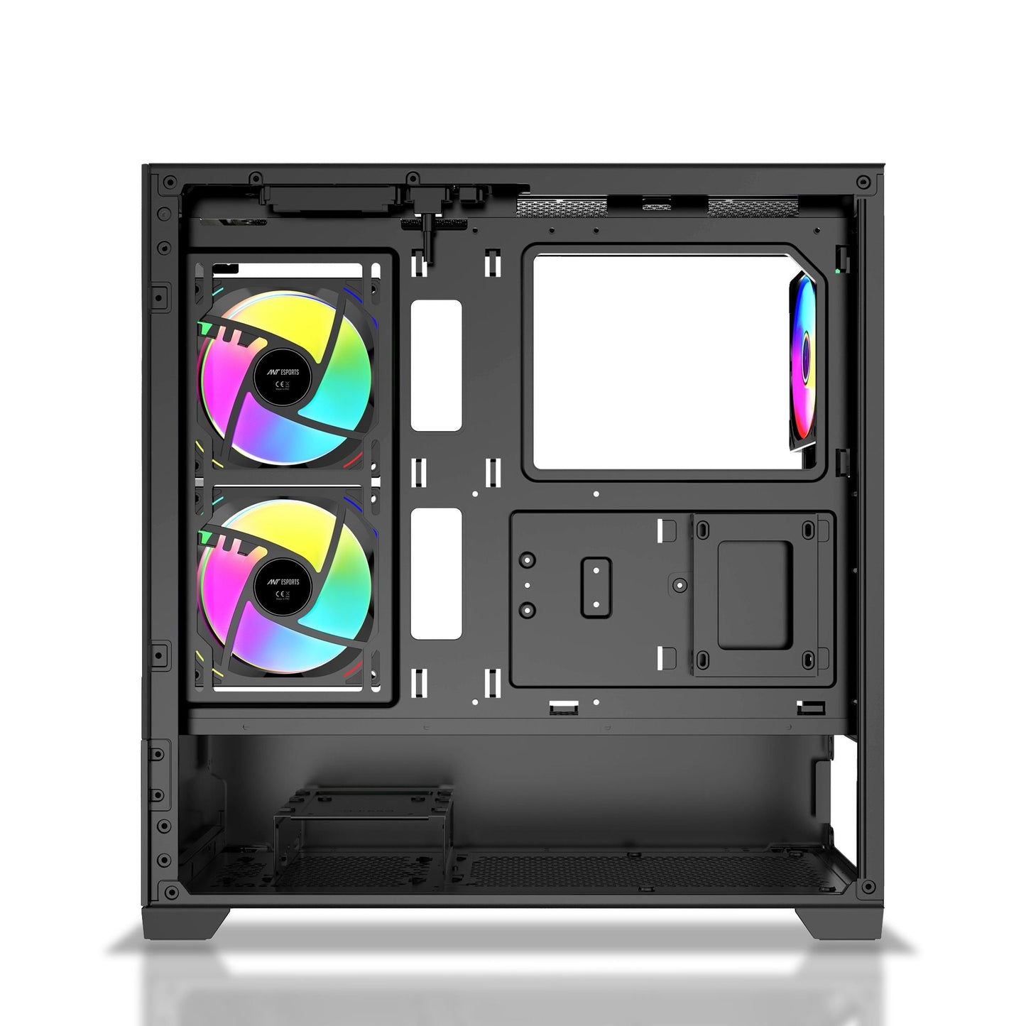 ANT ESPORTS Crystal Z3 ARGB ATX Mid Tower Cabinet ( Black )