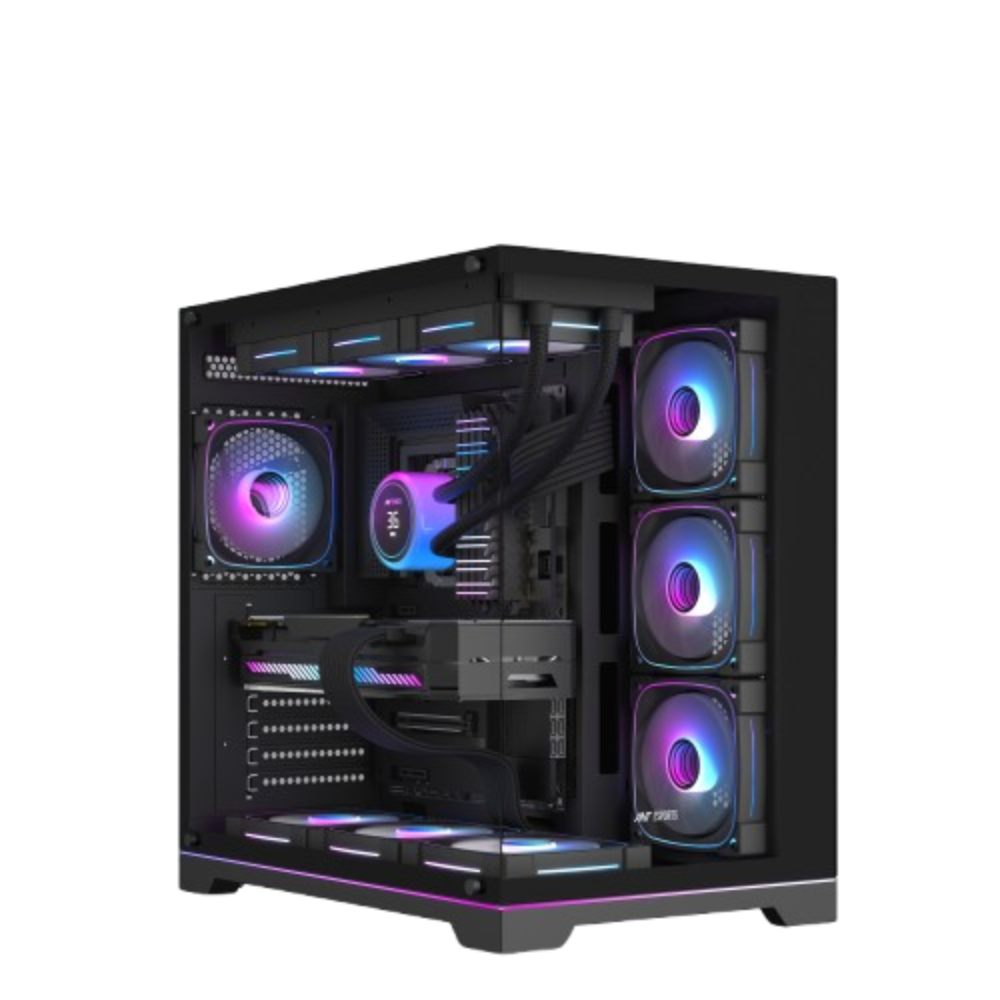 ANT ESPORTS Crystal X7 Pro Max ATX Mid Tower Cabinet ( Black )