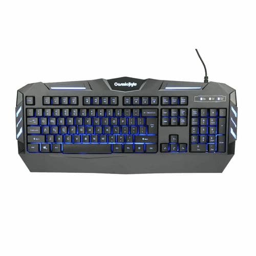 COSMIC BYTE Dark Matter Full Size Membrane Wired Gaming Keyboard ( Black )