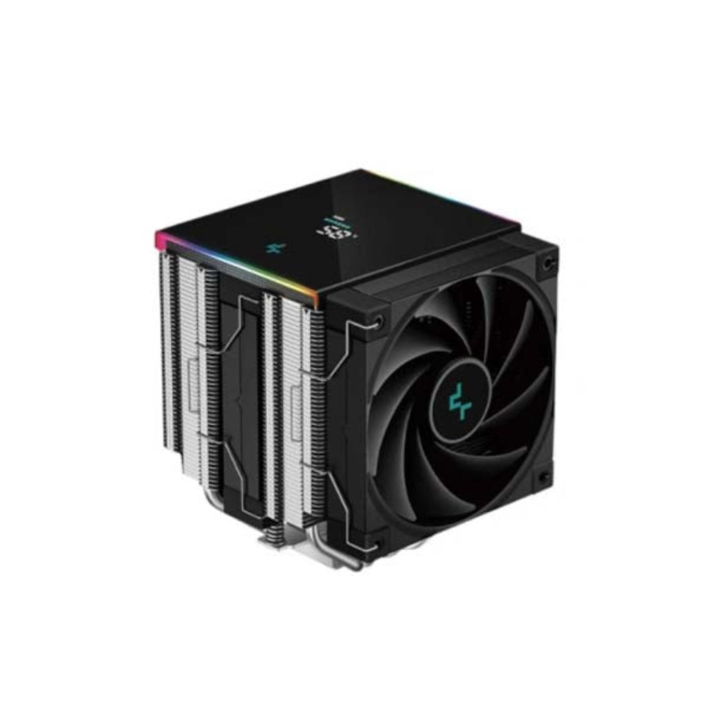 DEEPCOOL AK620 Digital SE ARGB Dual Tower CPU Air Cooler ( Black ) ( With ARGB LED Strip )