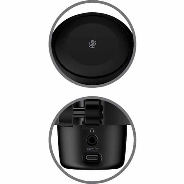 HYPERX DuoCast RGB USB Condenser Microphone (Black)