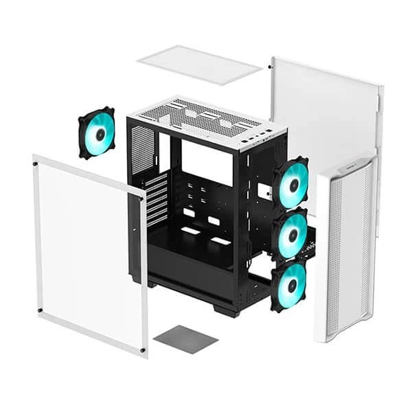 DEEPCOOL CC560 ATX Mid Tower Cabinet (White)