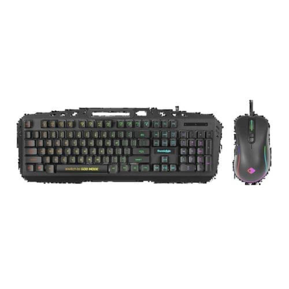 COSMIC BYTE Dragon Fly Full Size Membrane Wired Gaming Keyboard & Mouse Combo ( Black )