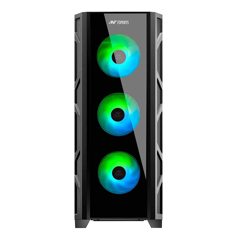 ANT ESPORTS Dynamic GT RGB EATX Mid Tower Cabinet ( Black )