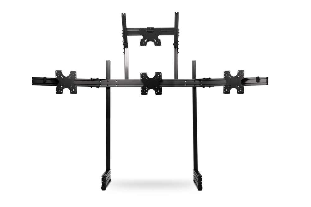NEXT LEVEL RACING Elite Free Standing Overhead / QUAD Monitor Stand Add On Carbon Grey NLR-E007