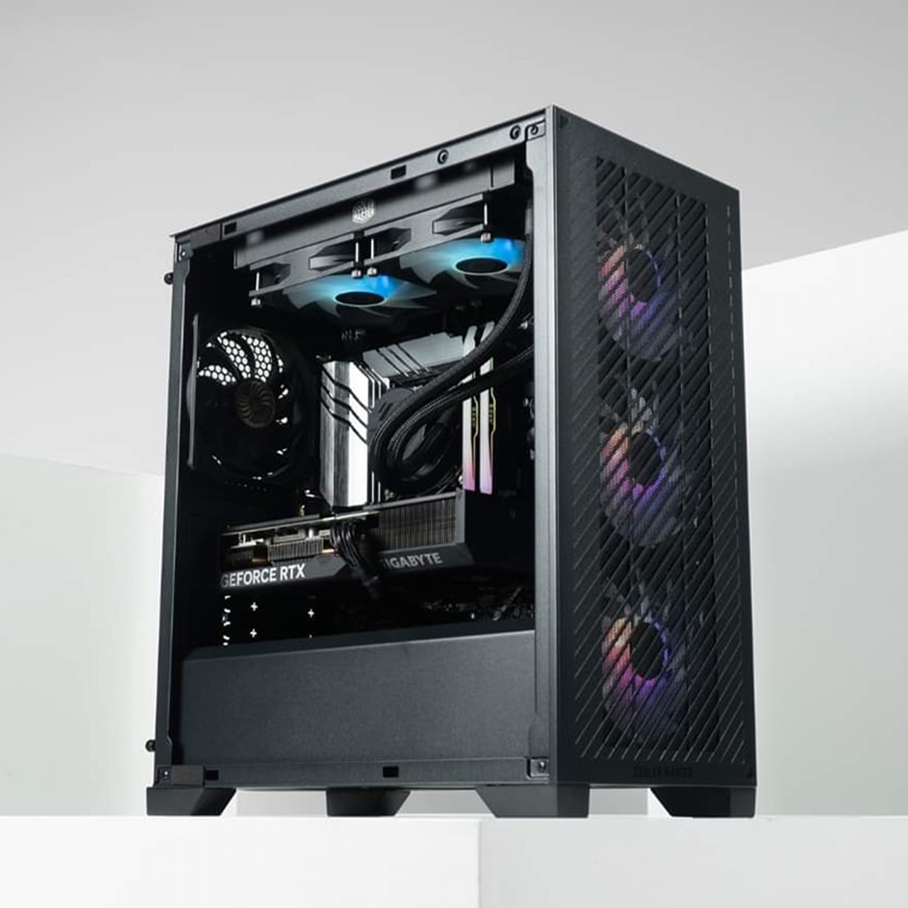 Brain Tech PC ( AMD Ryzen 5 9600X / NVIDIA RTX 5060 Ti 16GB / 32GB RAM DDR5 / 1TB M.2 NVME Gen4 SSD ) Custom PC Builds for AAA Gaming