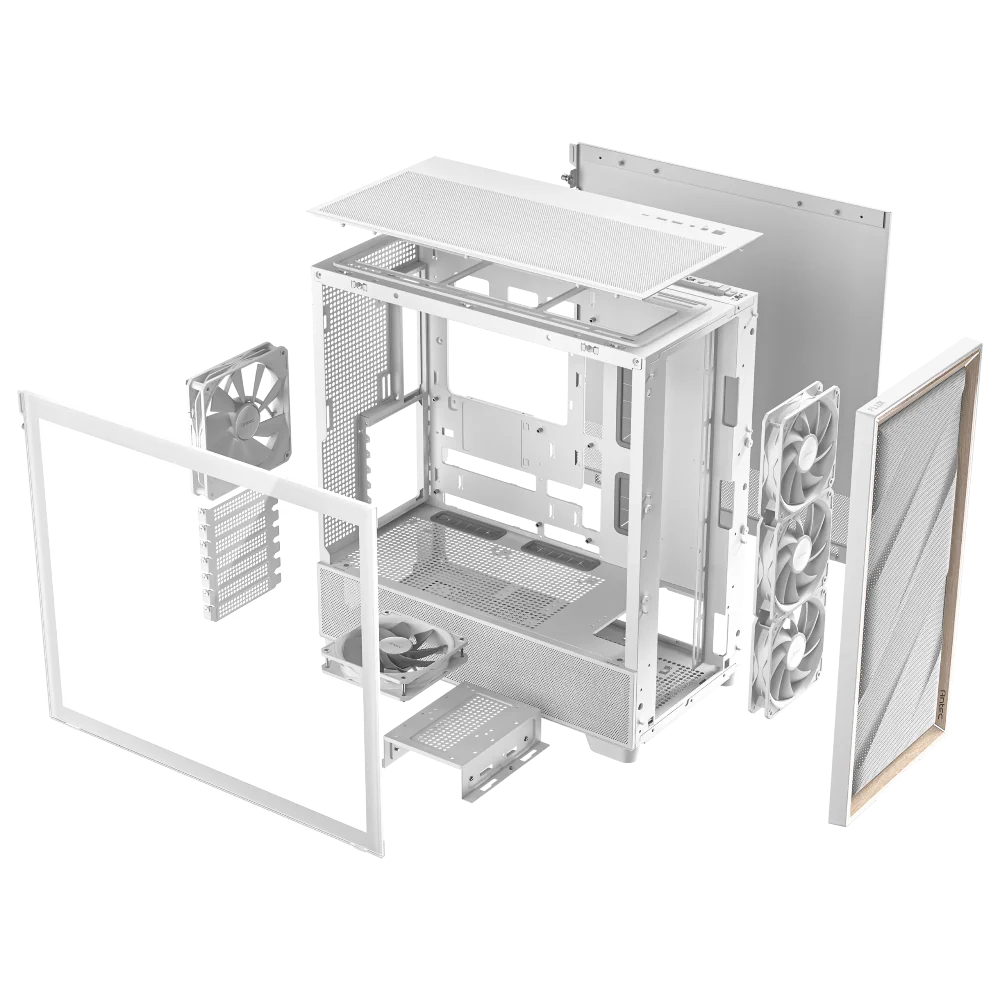 ANTEC FLUX EATX Mid Tower Cabinet (White)