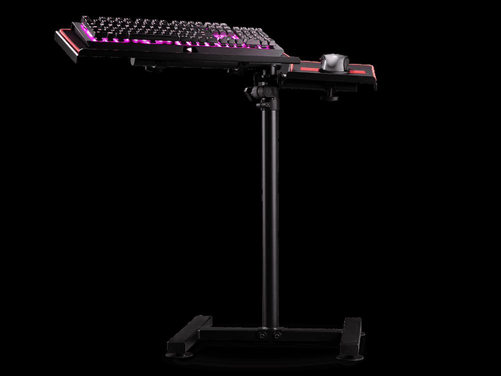 NEXT LEVEL Racing Free Standing Triple Monitor Stand (NLR-A010) And Free Standing Keyboard And Mouse Tray (NLR-A012)