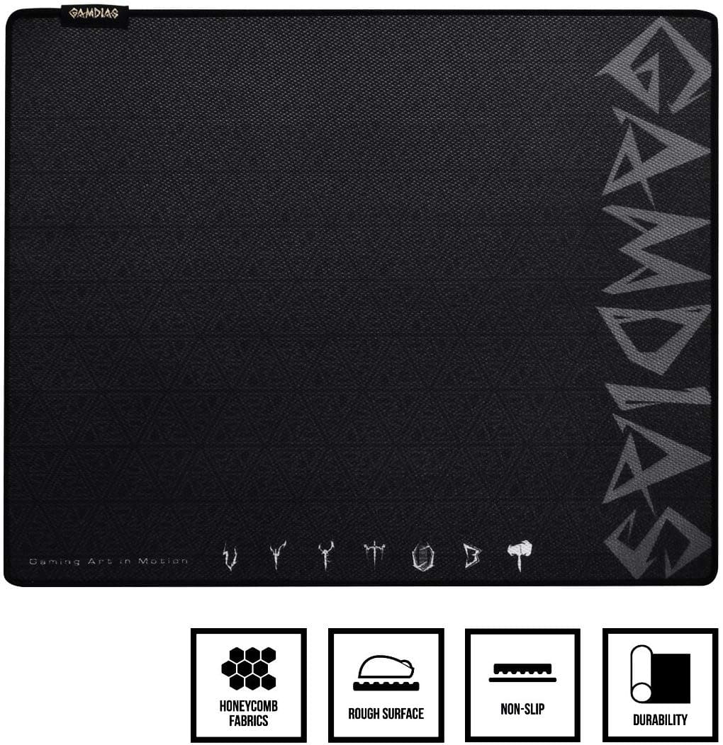 GAMDIAS NYX Control Large Black Mousepad