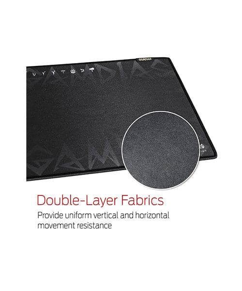 GAMDIAS NYX Speed Medium Black Mousepad