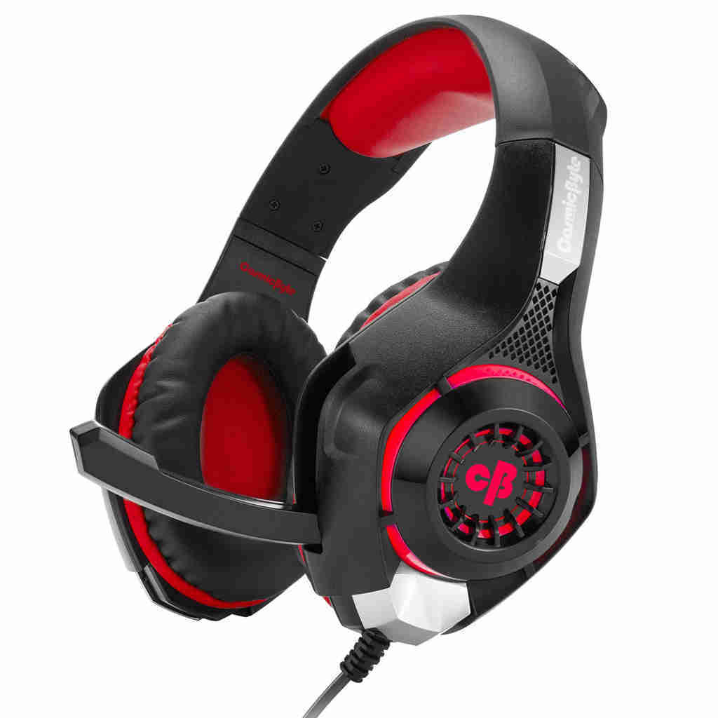 COSMIC BYTE GS410 3.5mm Wired Stereo Gaming Headphone With Mic ( Red )
