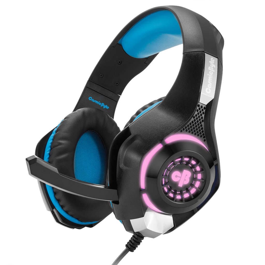 COSMIC BYTE GS420 3.5mm Wired Stereo Gaming Headphone With Mic ( Blue )