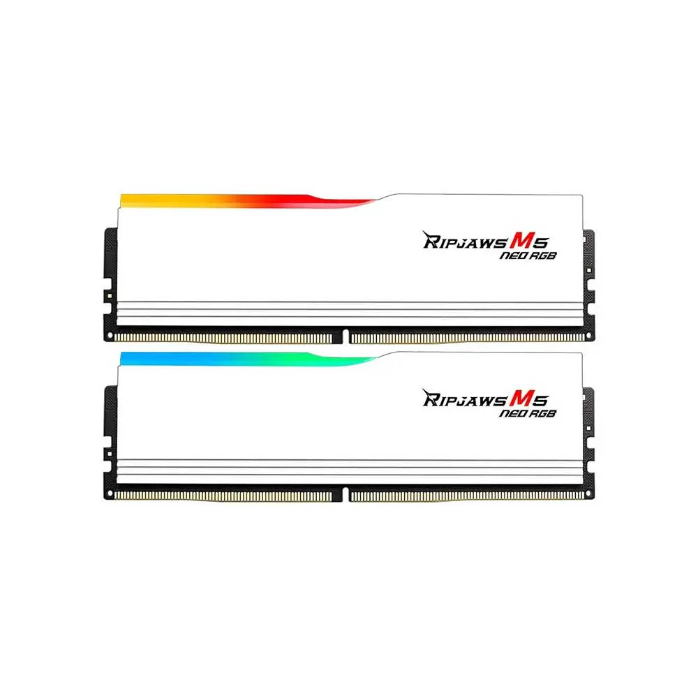 G.SKILL Ripjaws M5 Neo RGB 32GB (16GBx2) 6000MHz DDR5 Desktop RAM (White) ( CL36 )