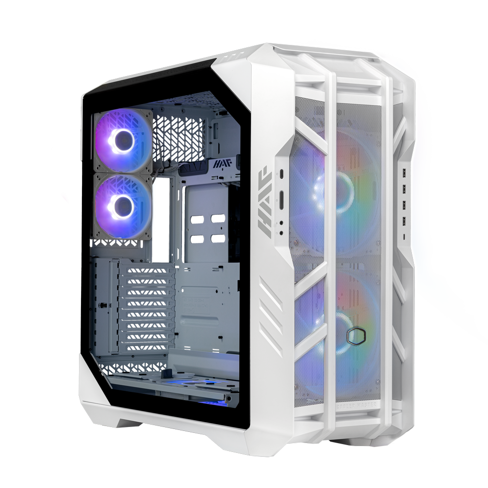 COOLER MASTER HAF 700 ARGB EATX Full Tower Cabinet (White)