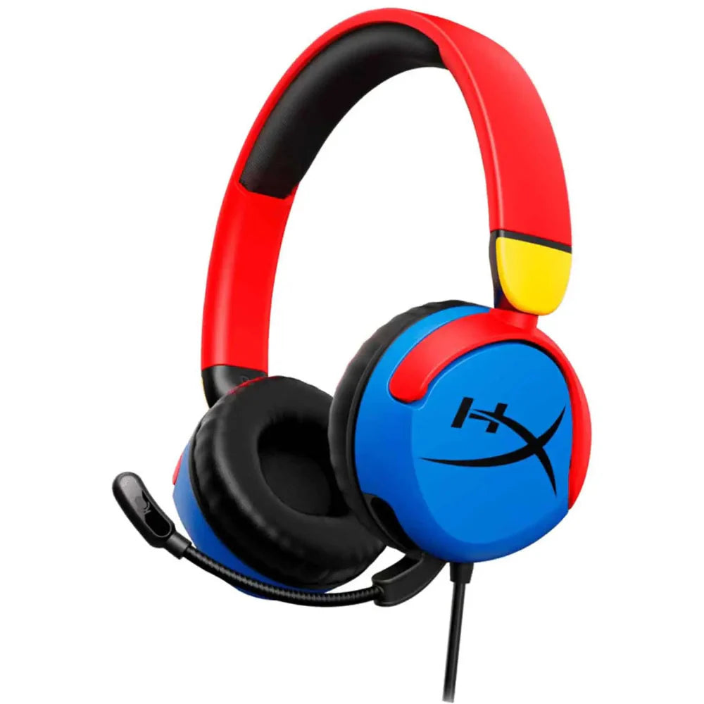 HYPERX Cloud Mini Wired 3.5mm Gaming Headphone ( Red/Blue ) ( PC/Mobile/Xbox )