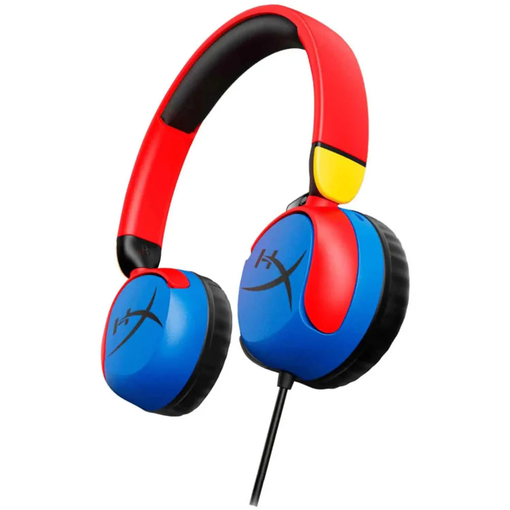 HYPERX Cloud Mini Wired 3.5mm Gaming Headphone ( Red/Blue ) ( PC/Mobile/Xbox )