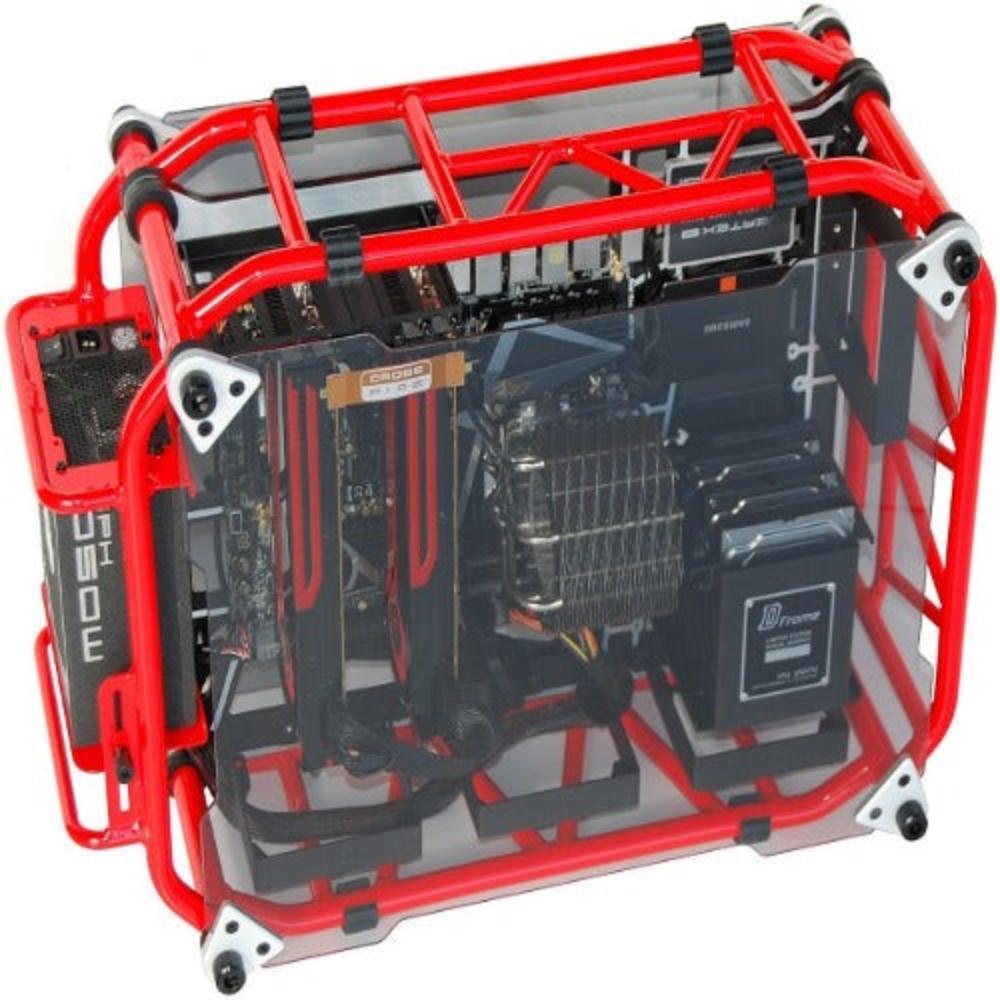 INWIN D Frame 2.0 EATX Full Tower Cabinet With 1065W PSU (Red)
