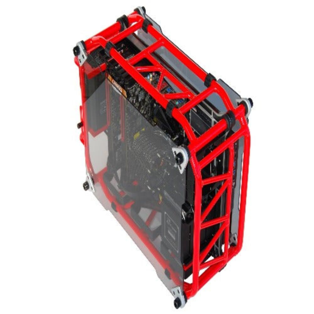 INWIN D Frame 2.0 EATX Full Tower Cabinet With 1065W PSU (Red)