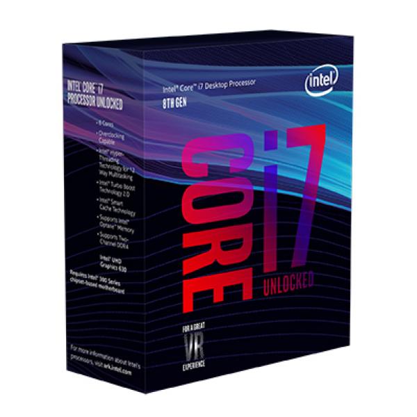 INTEL Core i7 8700K 8th Generation Processor ( 4.7 GHz / 6 Cores / 12 Threads )
