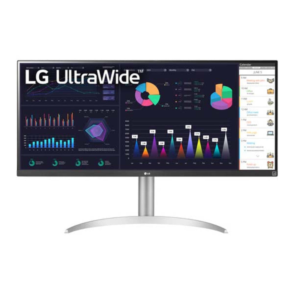 LG 34WQ650-W 34 Inch FHD 100Hz IPS Panel 99% SRGB 5MS AMD Freesync Ultrawide Gaming Monitor
