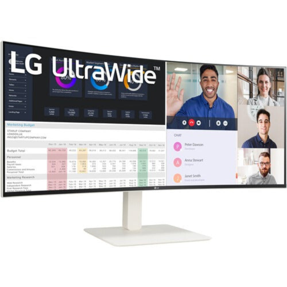 LG 38WR85QC-W 38 Inch 2K QHD 144Hz IPS Panel 98% SRGB 1MS AMD Freesync Gaming Monitor