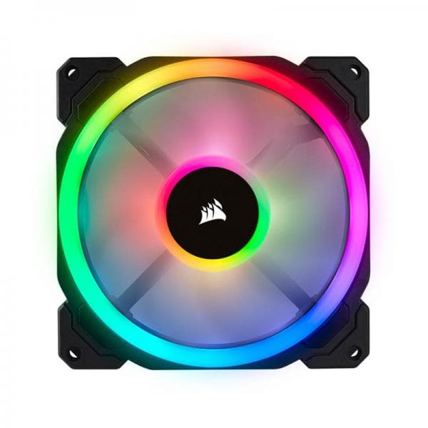 CORSAIR LL140 140mm RGB Cabinet Fan (Black) (Twin Pack)