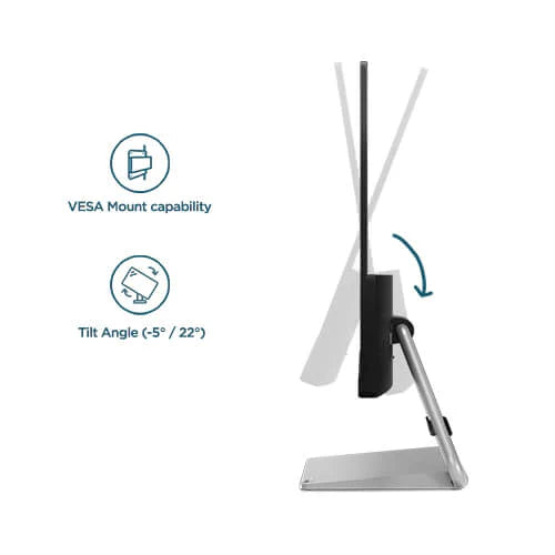 Lenovo Q24i-20 23.8 Inch FHD 75Hz IPS Panel 99%SRGB AMD Freesync Monitor