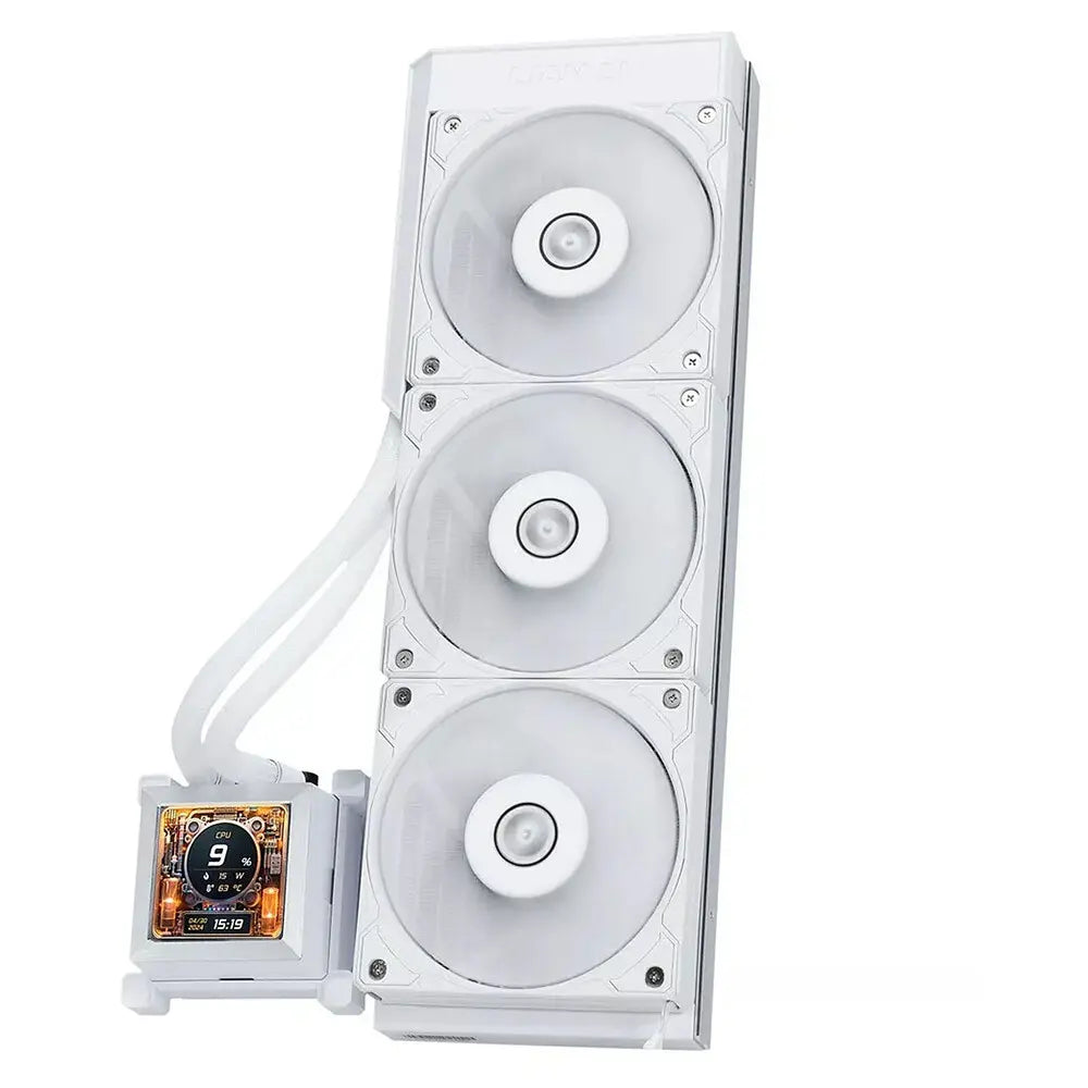 LIAN LI Hydroshift LCD 360S 360mm CPU Liquid Cooler ( White )