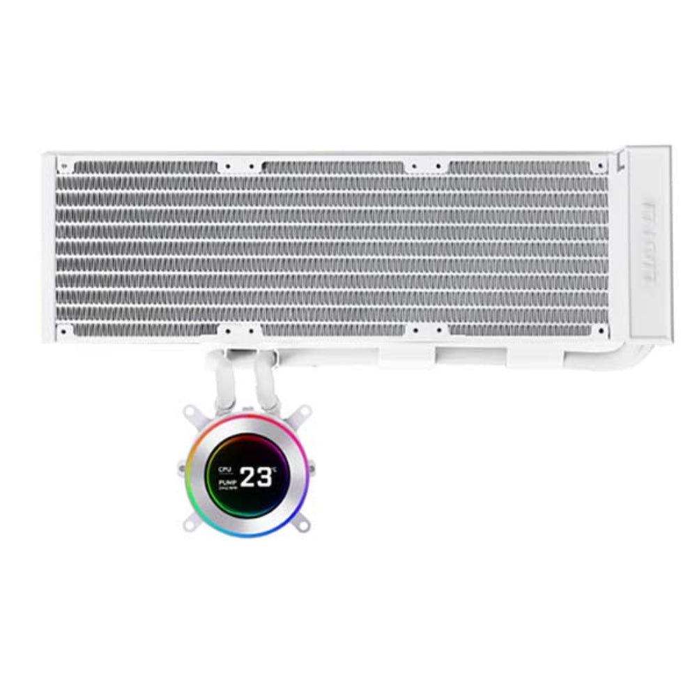 LIAN LI Hydroshift II LCD-C 360N Fanless CPU Liquid Cooler ( White )