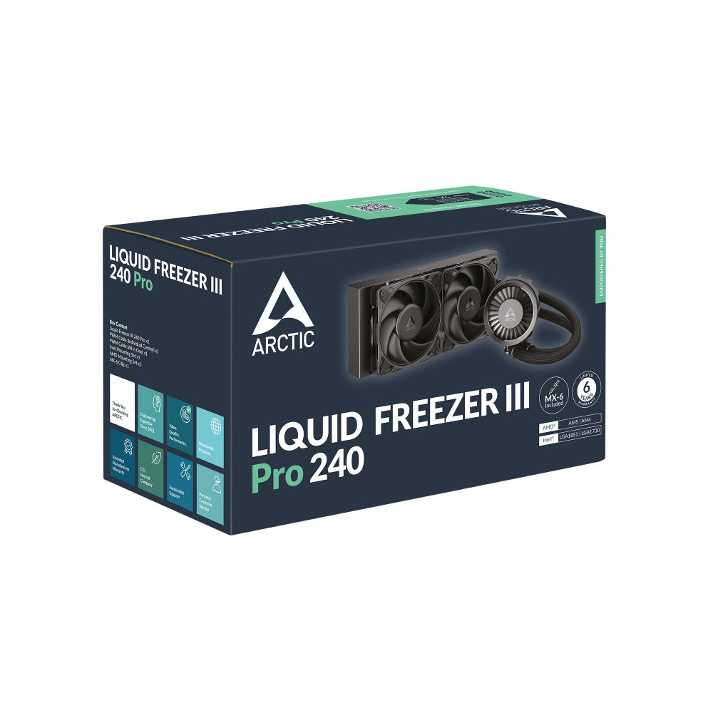 ARCTIC Liquid Freezer III Pro 240mm CPU Liquid Cooler ( Black ) ( Liquid Freezer 3 )
