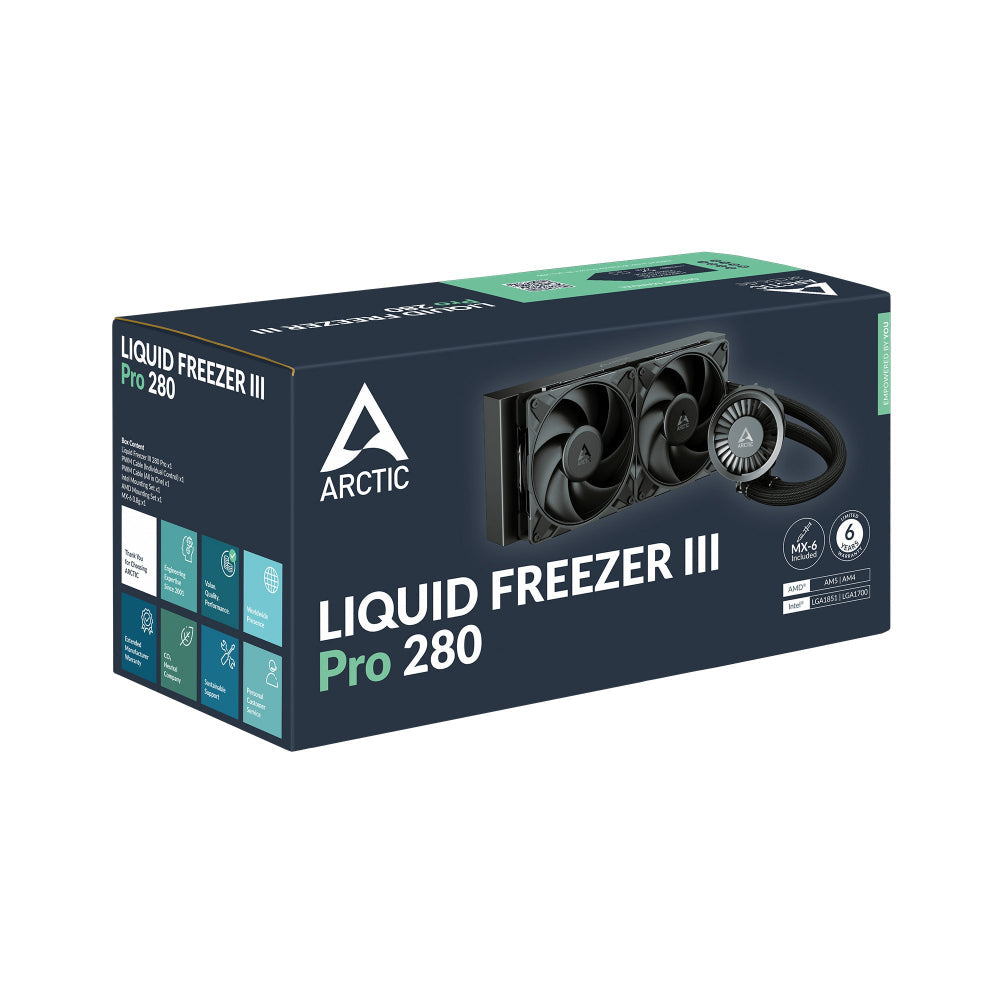 ARCTIC Liquid Freezer III Pro 280mm CPU Liquid Cooler ( Black ) ( Liquid Freezer 3 )