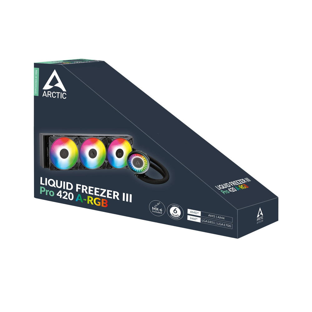 ARCTIC Liquid Freezer III Pro 420mm ARGB CPU Liquid Cooler ( Black ) ( Liquid Freezer 3 )