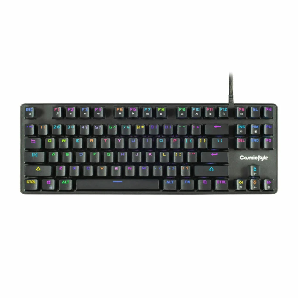 COSMIC BYTE CB-GK-34 Firefly Tenkeyless Mechanical Wired Gaming Keyboard ( Black ) ( Linear Red Switch )