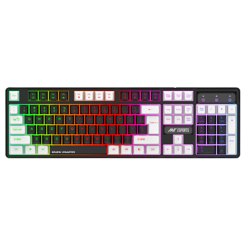 ANT ESPORTS MK1450 Full Size Membrane Wired Gaming Keyboard ( Black )