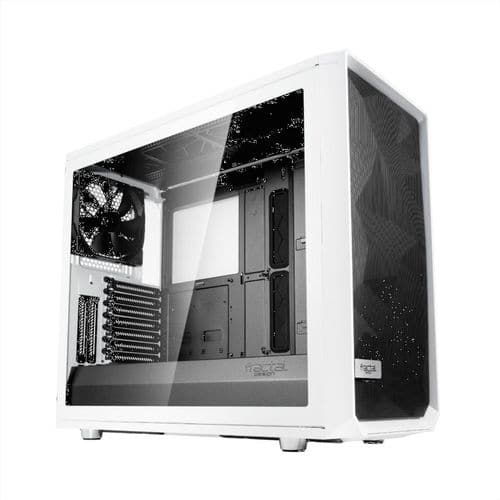 FRACTAL DESIGN Meshify S2 Clear EATX Mid Tower Cabinet (White)
