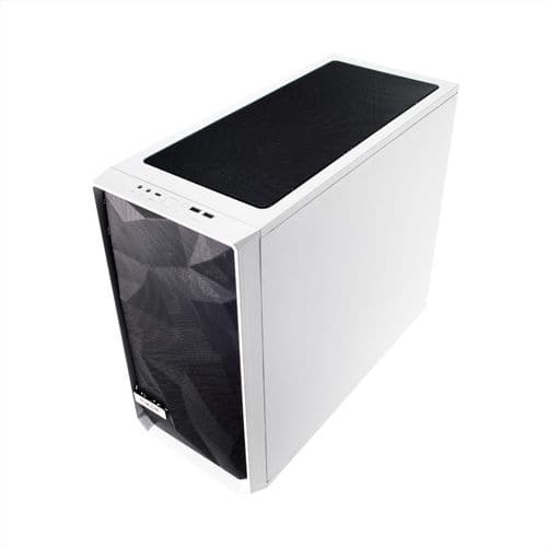 FRACTAL DESIGN Meshify S2 Clear EATX Mid Tower Cabinet (White)