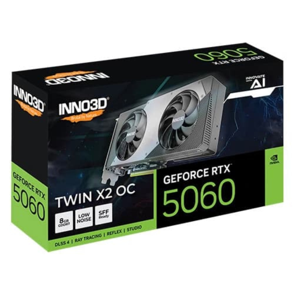 INNO3D GeForce RTX 5060 Twin X2 OC SFF 8GB Nvidia Graphic Card
