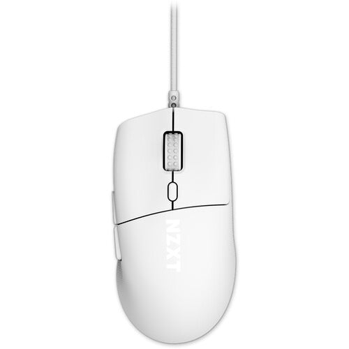 NZXT Lift 2 Ergo Wired Ergonomic Gaming Mouse ( White ) ( 26000DPI / 6 Macro Buttons )