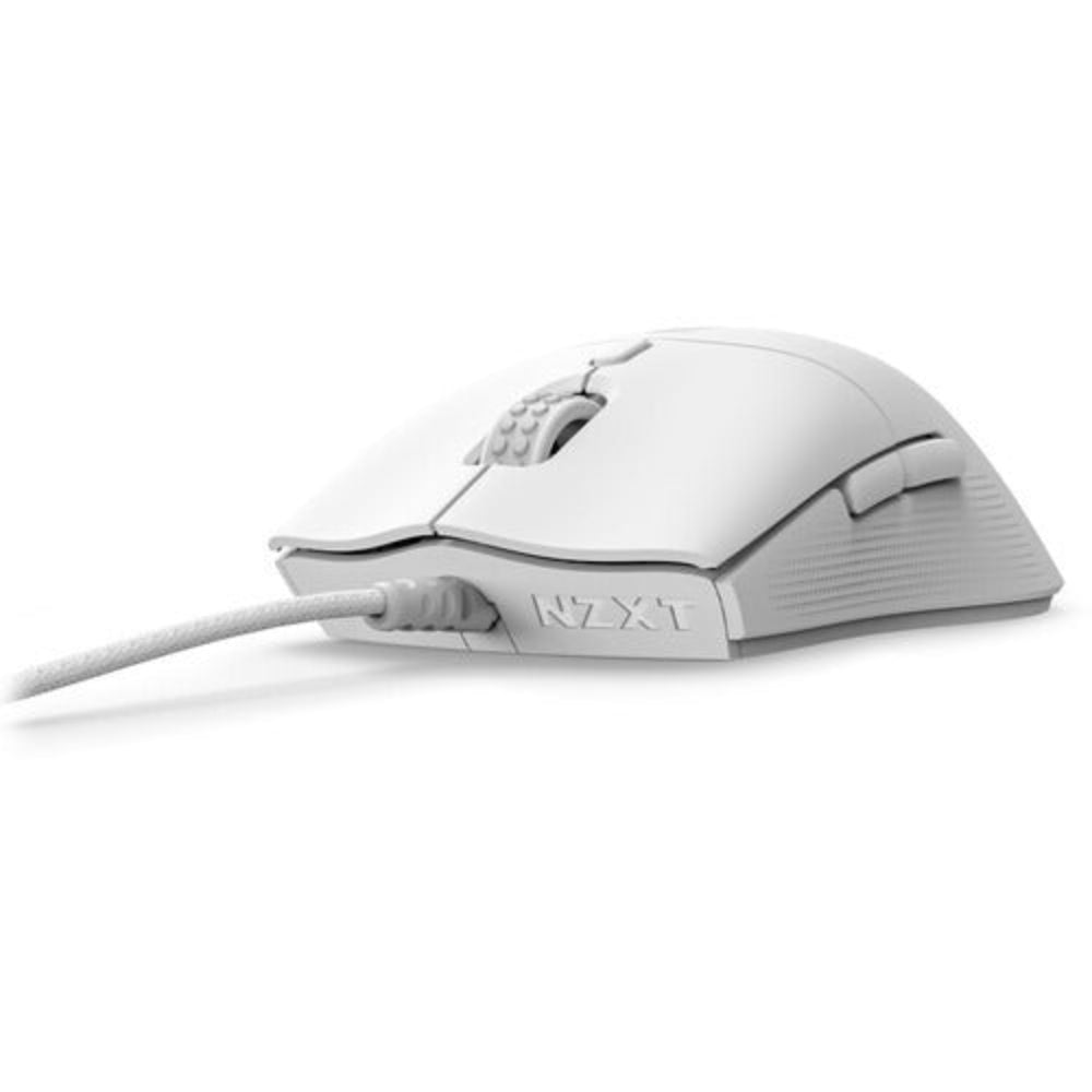 NZXT Lift 2 Symm Wired Ambidextrous Gaming Mouse ( White ) ( 26000DPI / 6 Macro Buttons )