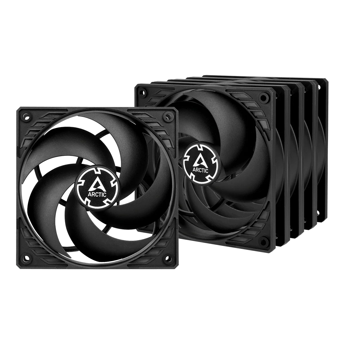 ARCTIC P12 Non-RGB 120mm Cabinet Fan ( Black ) ( Five Pack )