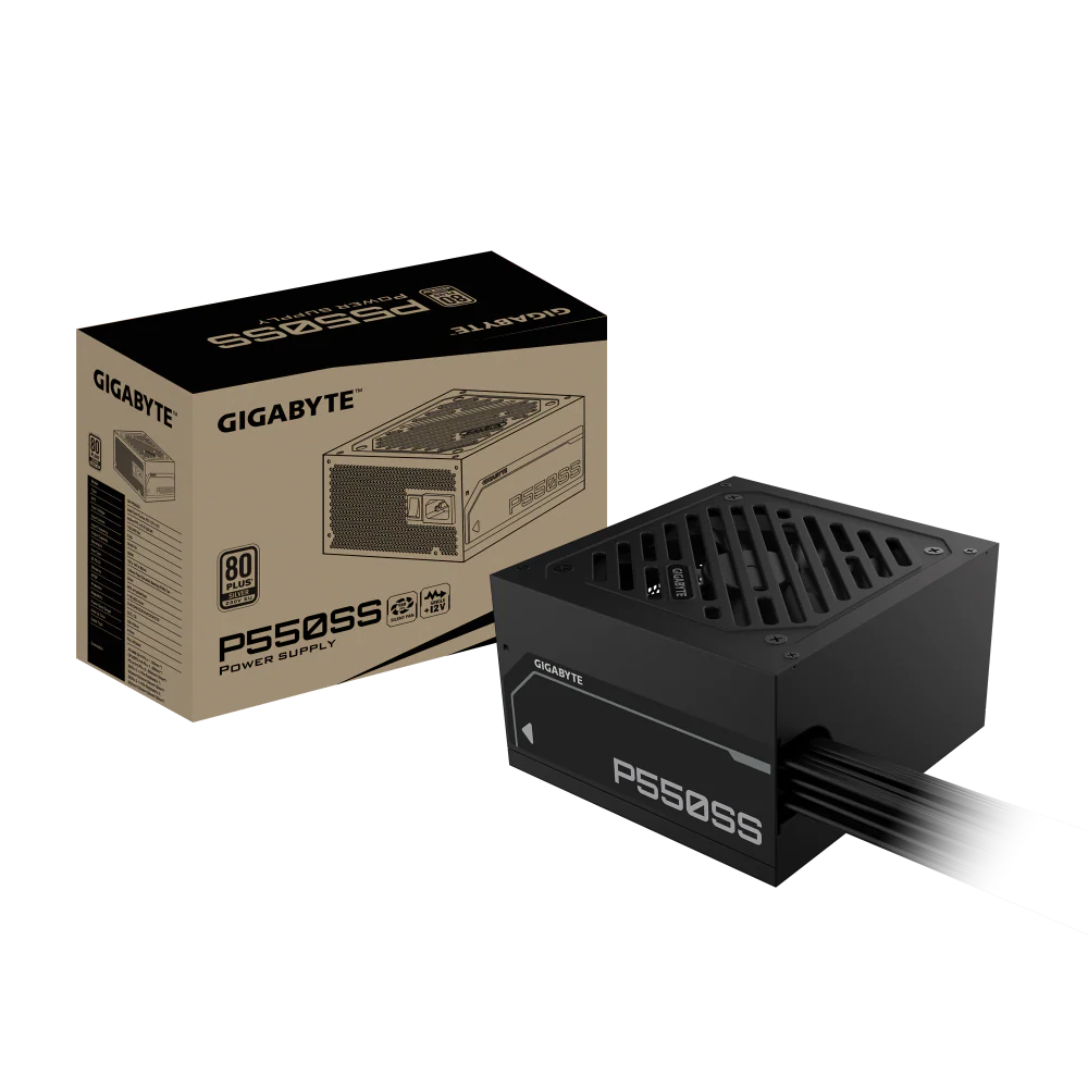 GIGABYTE P550SS 80+ SIlver Non-Modular ATX 3.0 Power Supply ( 550W )