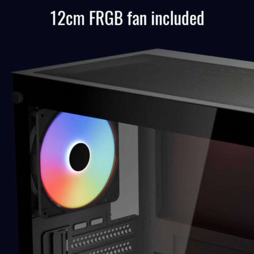 AEROCOOL Pivot RGB ATX Mid Tower Cabinet (Black)