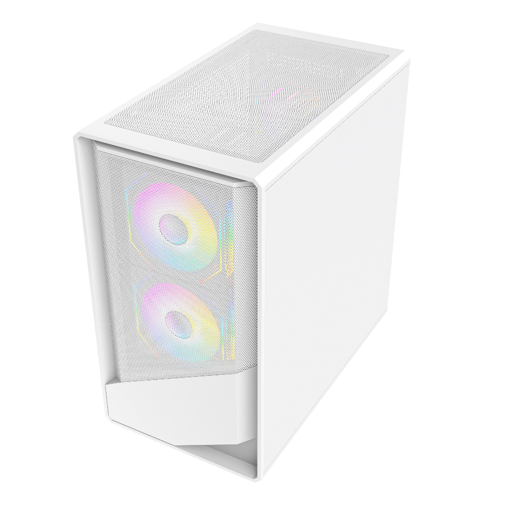 TAG Gamerz Starlight ARGB MATX Mid Tower Cabinet (White)