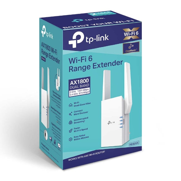 TPLink RE605X AX1800 Wi-Fi Range Extender