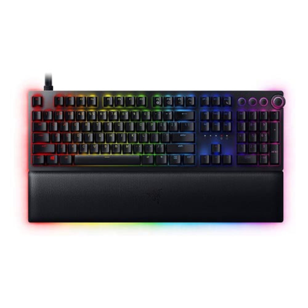 RAZER Huntsman Analog RGB Full Size Mechanical Wired Gaming Keyboard (Black) (Optical Switch)