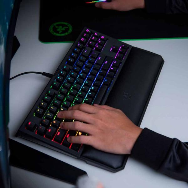RAZER BlackWidow Tournament Edition Chroma V2 RGB Tenkeyless Mechanical Gaming Keyboard ( Razer Green Switch )