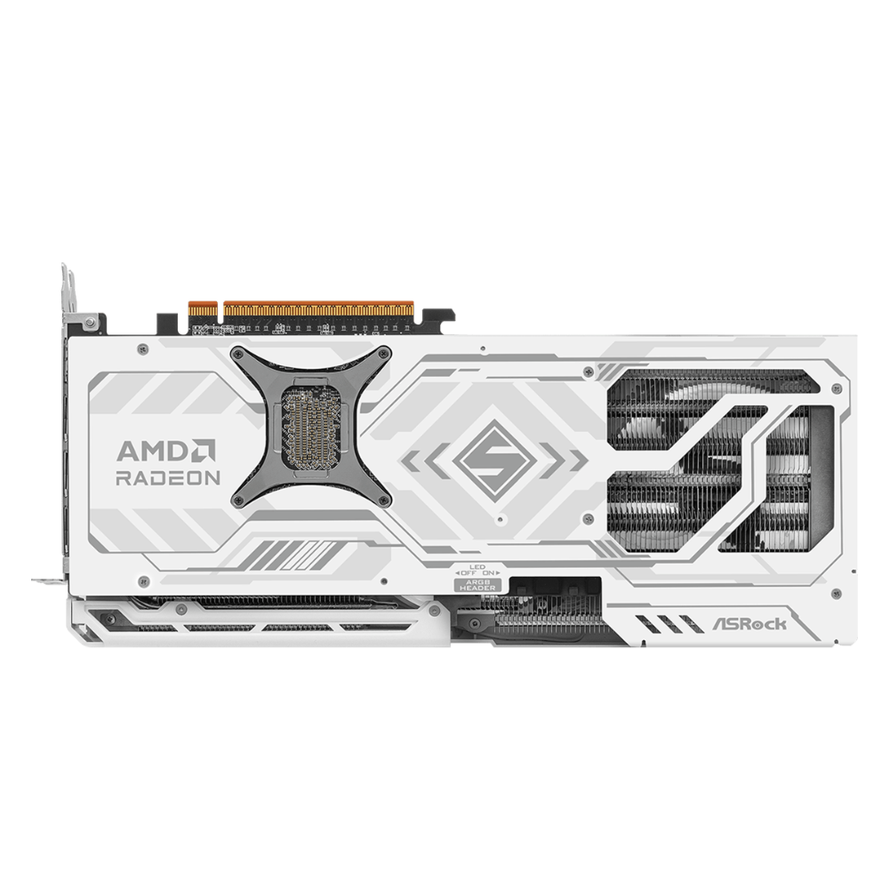ASROCK Radeon RX 9070 XT Steel Legend White 16GB AMD Graphic Card