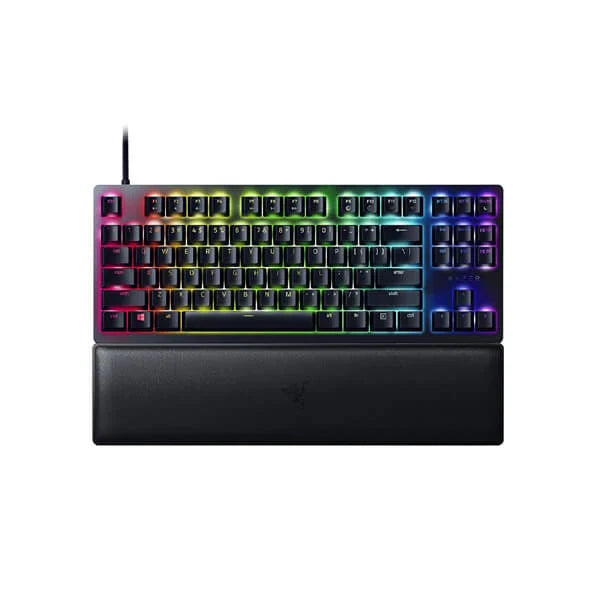 RAZER Huntsman V2 TKL Mechanical Wired Gaming Keyboard ( black ) ( Razer Switches - Linear Optical Red Switch ) ( RZ03-03930100-R3M1 )