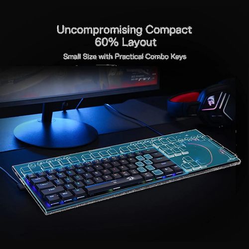 REDRAGON Anivia K614 60% RGB Mechanical Wired Gaming Keyboard ( Red Linear Switch )